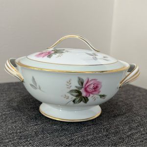 Vintage Noritake china sugar bowl. Pricilla